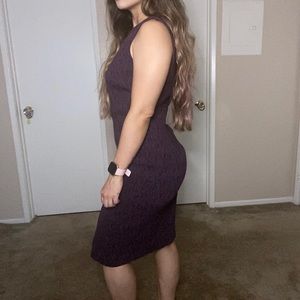 Calvin Klein purple sheath dress